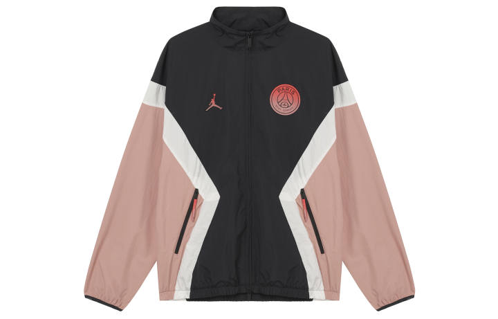 Jordan Jordan Paris Saint Germain FW24 Jacket Men's Rusty Pink/Gray Black/Sail White/Infrared Red
