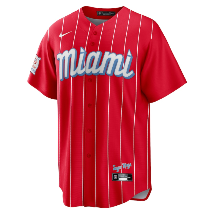 Nike Nike Miami Marlins City Connect Baseball Jacket Men's Red