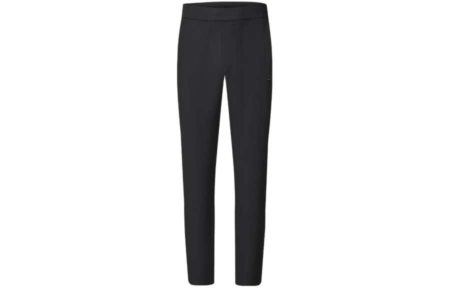 FILA Knitted Fabric Pants Men's Pitch Black