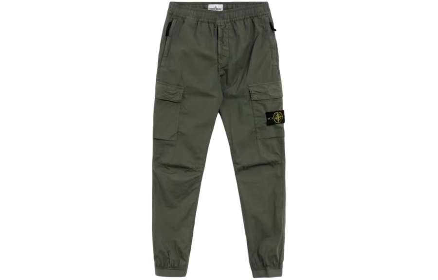Stone Island Compass-badge tapered cargo trousers