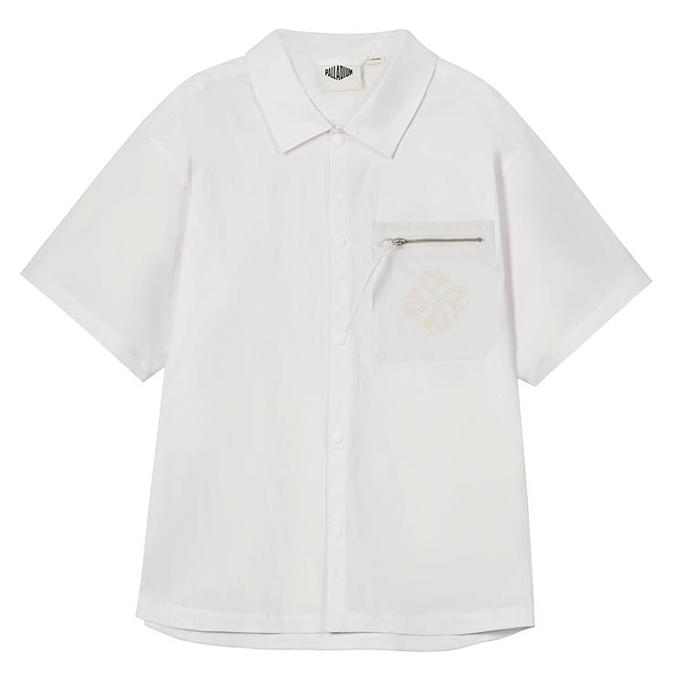 Palladium Shirts Unisex Lapel Moderate Workwear