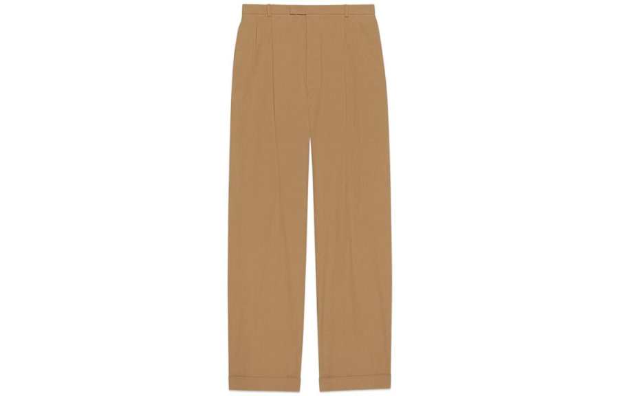 GUCCI 【Previous Season】mid-rise cotton straight-leg trousers