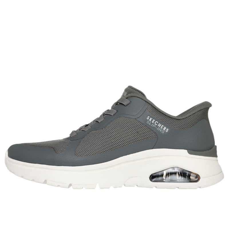 Skechers Uno Mesh Abrasion Resistant Breathable Abrasion Resistant Breathable Low top Casual Shoes Men's Olive Green