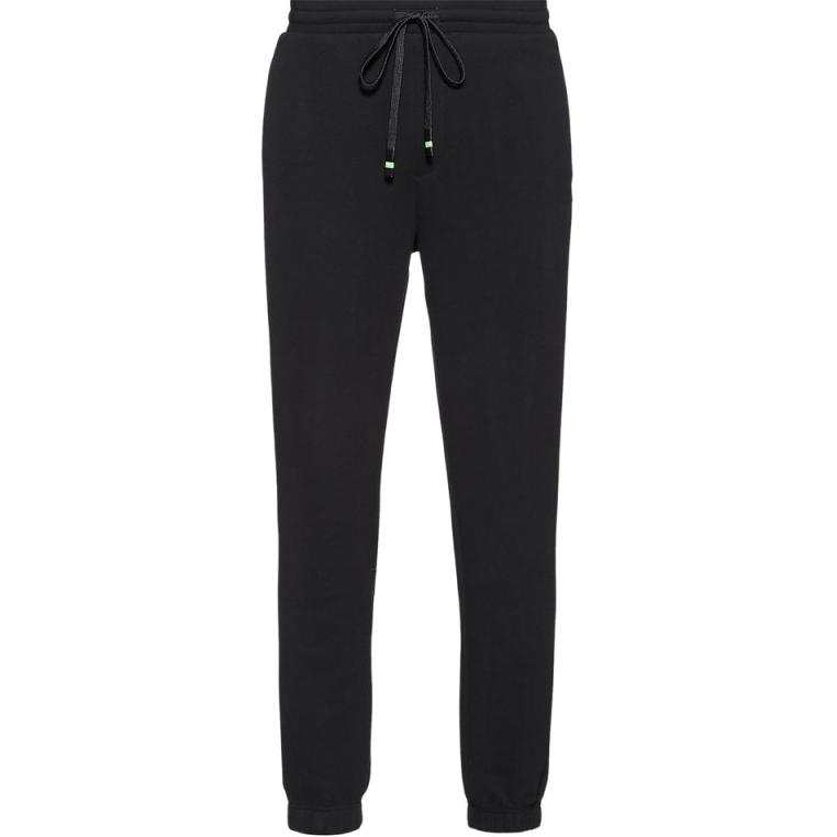 HUGO BOSS Knitted Sweatpants Men's Black