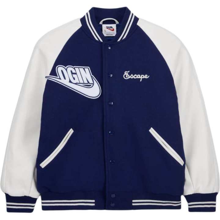 Nike Nike x NIGO Baseball Jacket Men's Marine Blue
