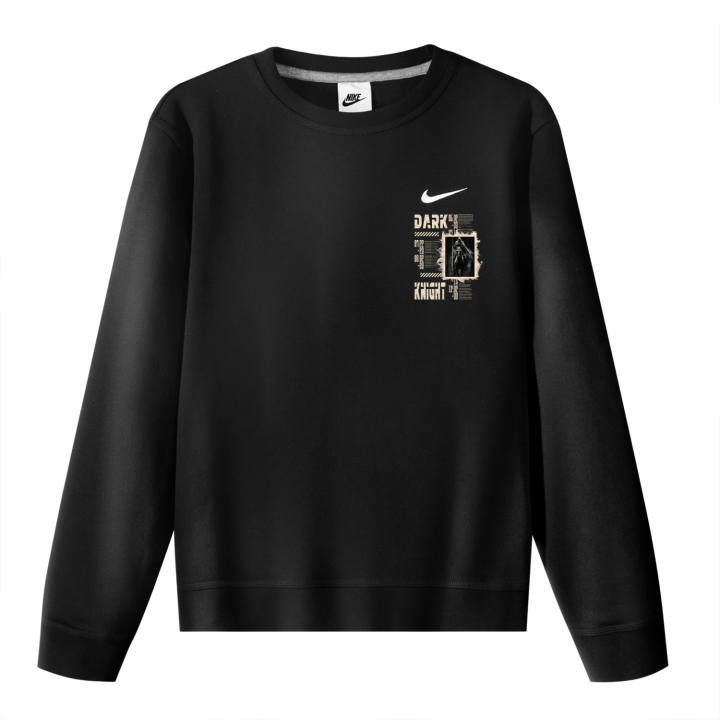 Nike Nike Sweatshirts Unisex Black Crew Neck Moderate Regular