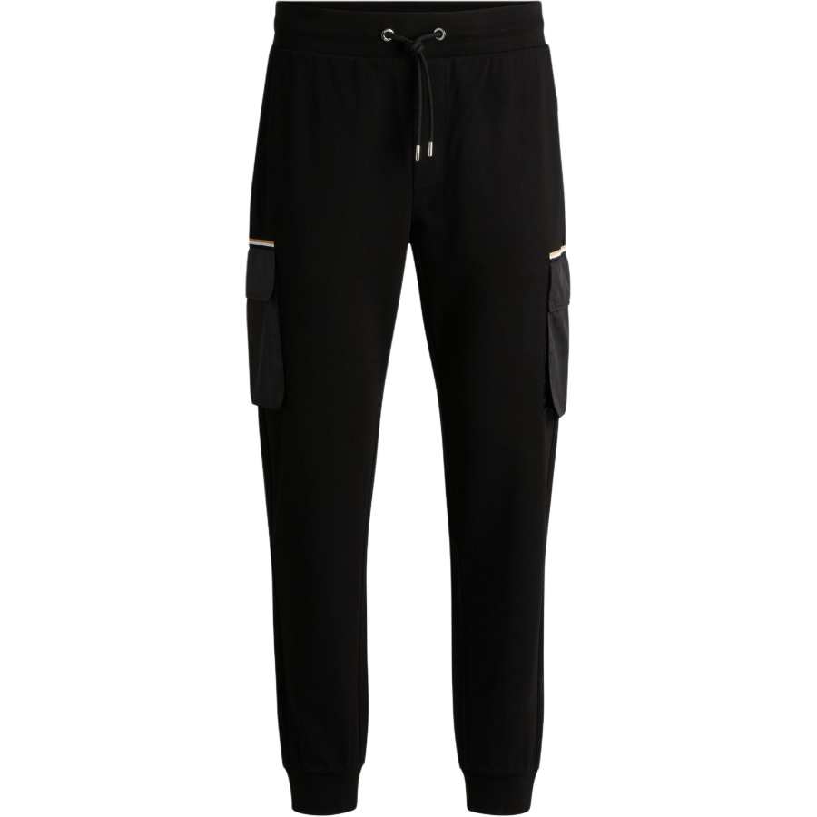 HUGO BOSS Knitted Sweatpants Men's Black