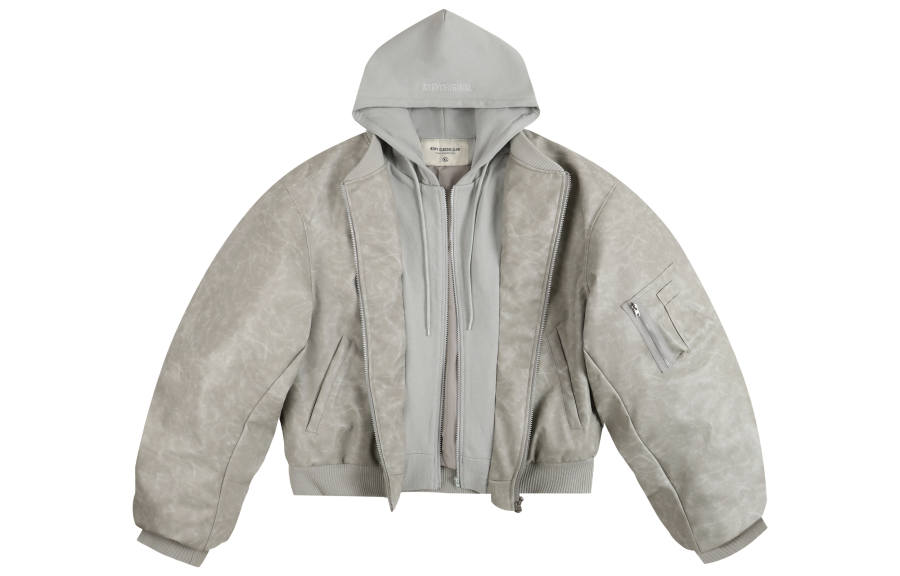 Atry Atry Jackets Unisex Hooded Moderate Mock Two Piece