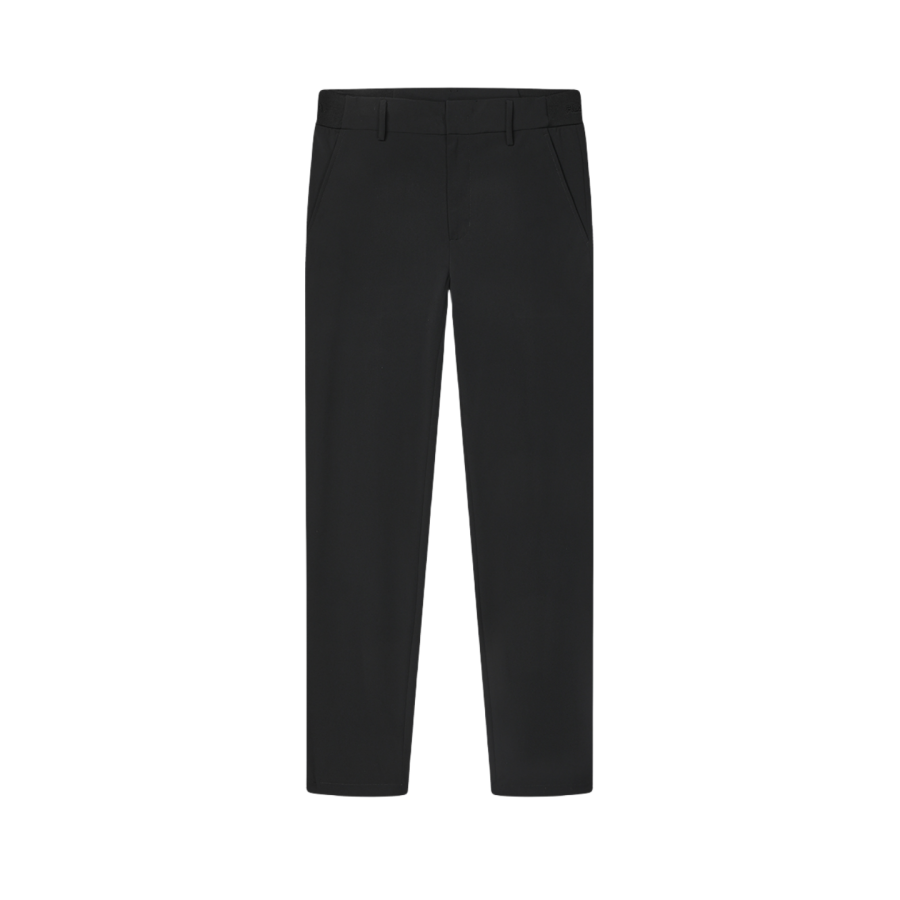 FILA Casual Pants Men's Black Moderate Straight Fit Pants