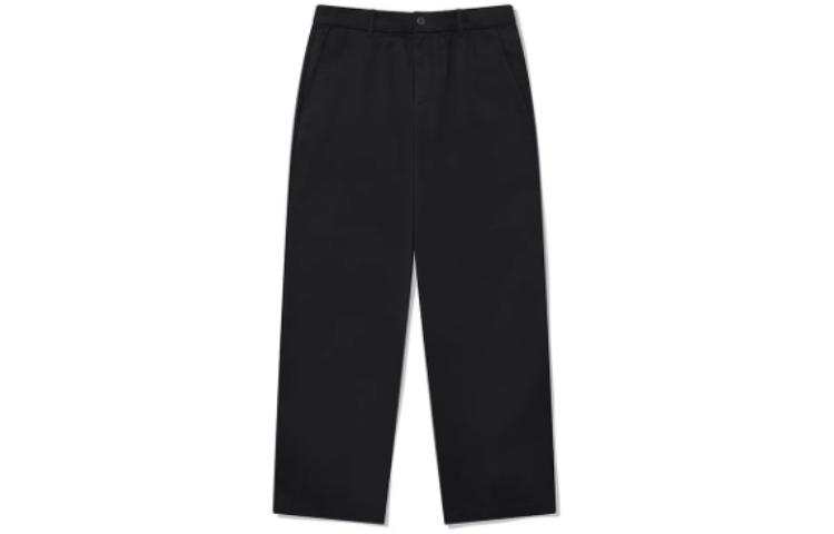 COVERNAT Casual Pants Men's Black Moderate Straight Fit Pants