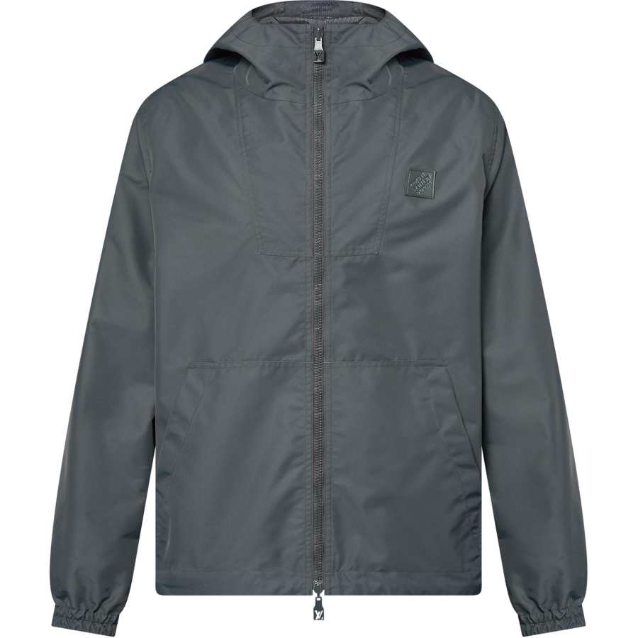 LOUIS VUITTON Lv Damier Jacquard Reversible Nylon Windbreaker