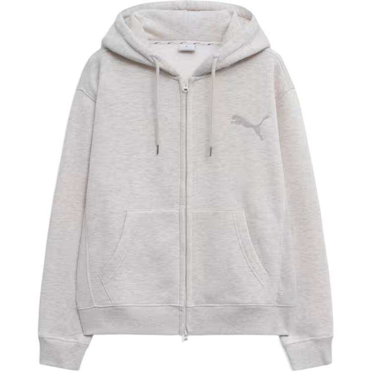 PUMA Sweatshirts Men's Gray Hooded Moderate