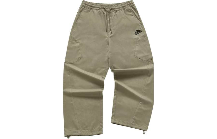 FILA FUSION Knitted Sweatpants Men's Dark Sauce Brown