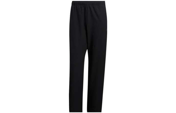 Adidas Adidas Casual Pants Men's Black Moderate Straight Fit Pants