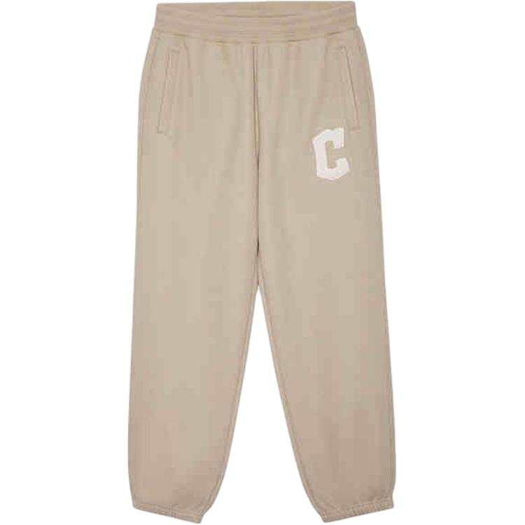 New Era FW24 MLB Cleveland Indians, Fleece Lined Loose Fit Elastic Waistband Logo Thickened Casual Knitted Sweatpants
