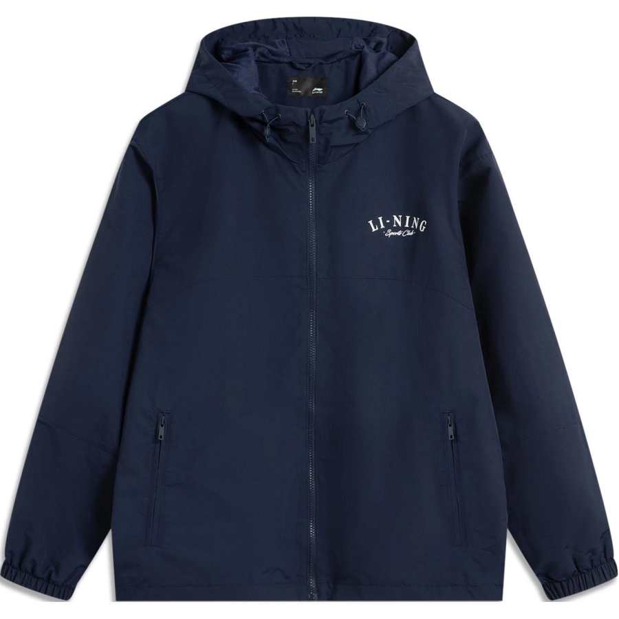 Li-Ning Li Ning Sports Life Collection Trench Coat Men's Dark Marine Blue