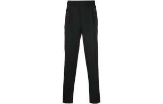 Zzegna Casual Pants Men's Black Moderate Slim Fit Pants