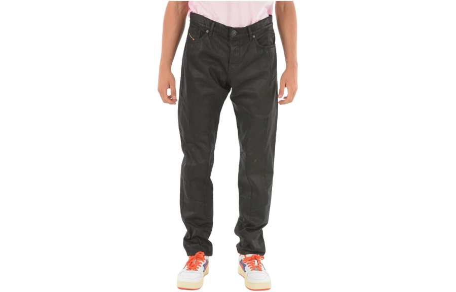 DIESEL Jeans Men's Black Moderate Straight Fit Pants
