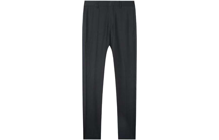 VERSACE Casual Pants Men's Black Moderate Straight Fit Pants