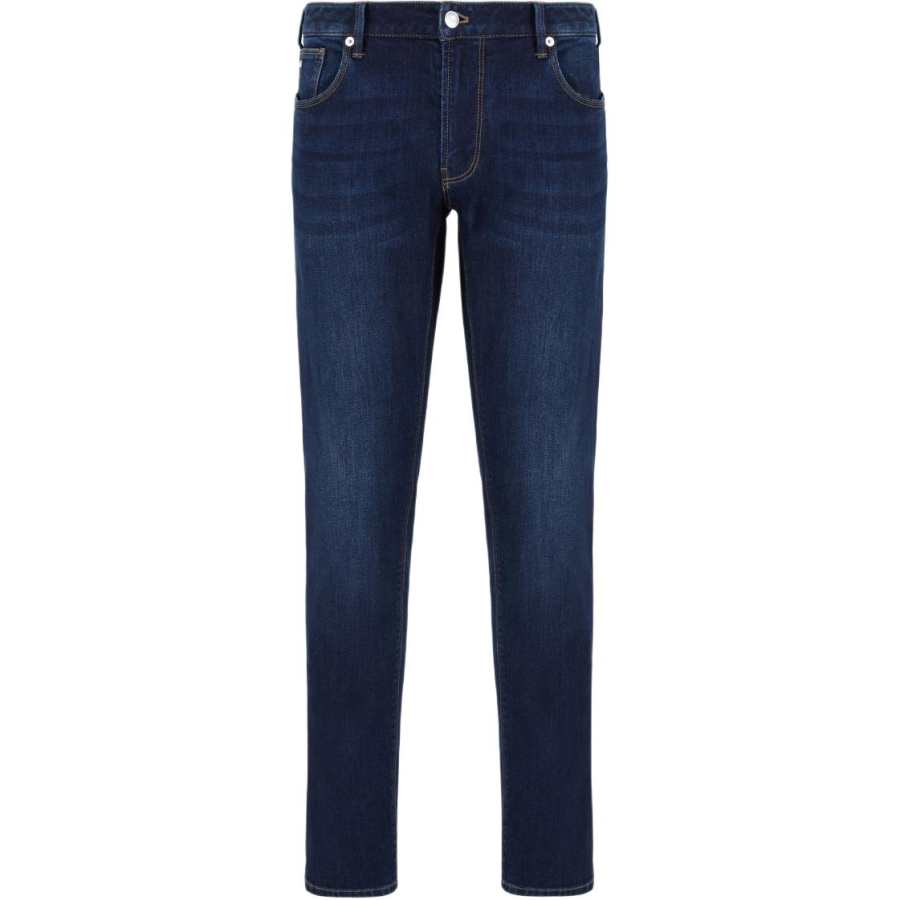 EMPORIO ARMANI Qixi Festival Limited Collection Jeans Men's Blue