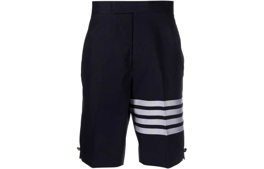 THOM BROWNE Thom Browne 4-bar stripe cotton shorts