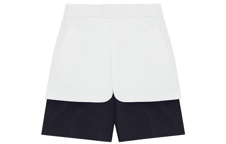 WE11DONE Casual Shorts Men's Black/White Moderate