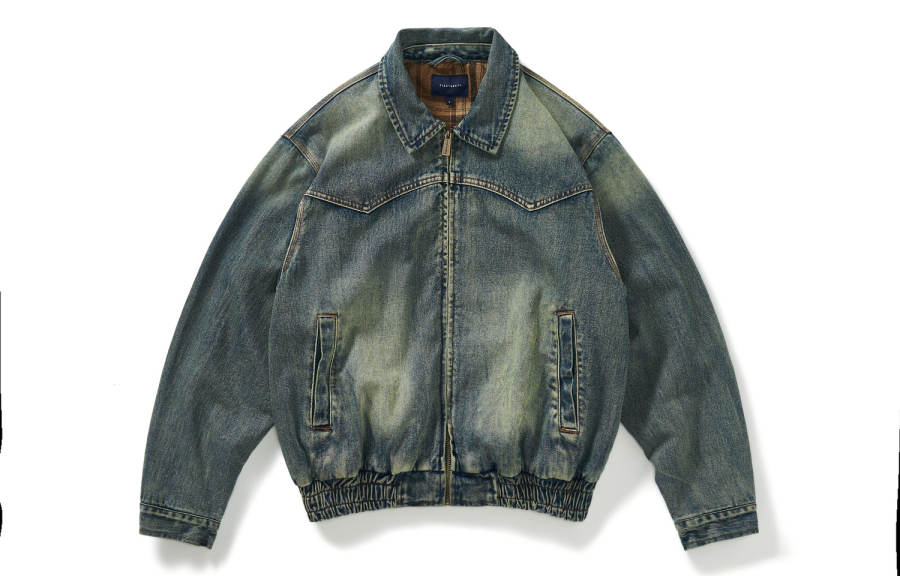 714STREET Jacket Unisex Denim Blue