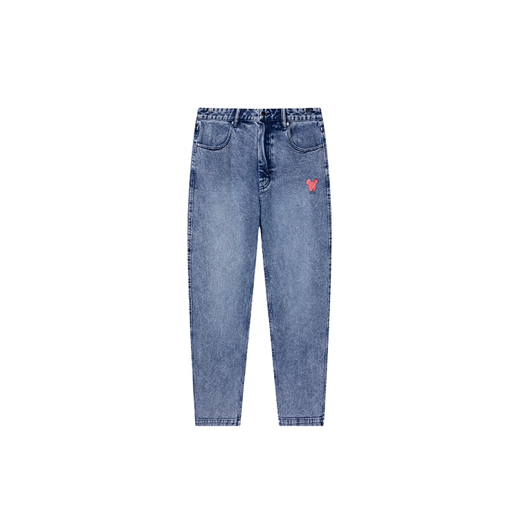 361° Jeans Men's Cooling Blue Thickened Straight Fit Pants