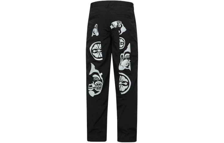 EVISU EVISU Casual Pants Men's Black Moderate Cuffed Pants
