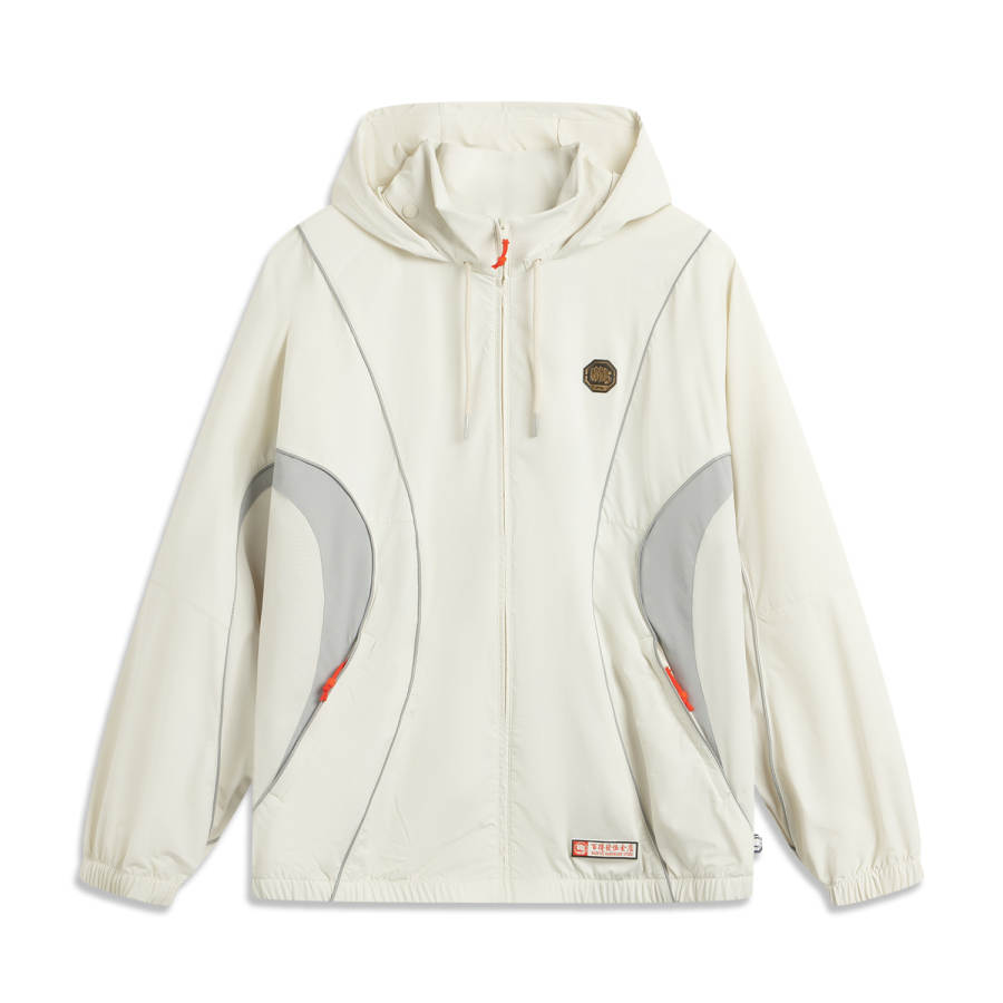 Li-Ning Li Ning Basketball Collection Trench Coat Men's Clam Pink Gray