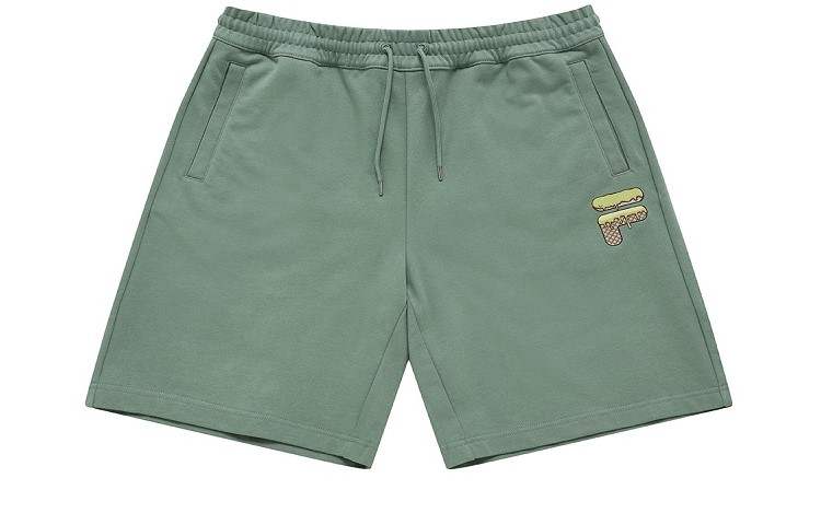 FILA FUSION ICECREAM Casual Shorts Unisex Stone Gray Green Moderate