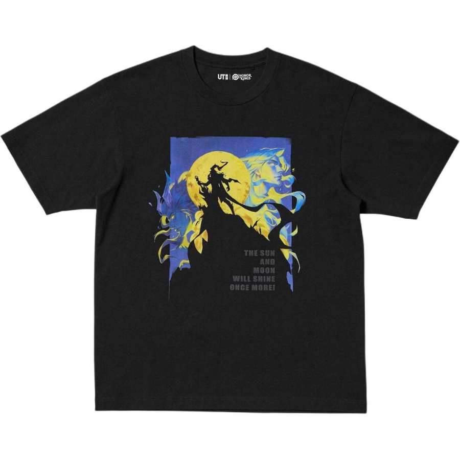 UNIQLO Glory Of Kings Co branded Model T Shirt Unisex Black
