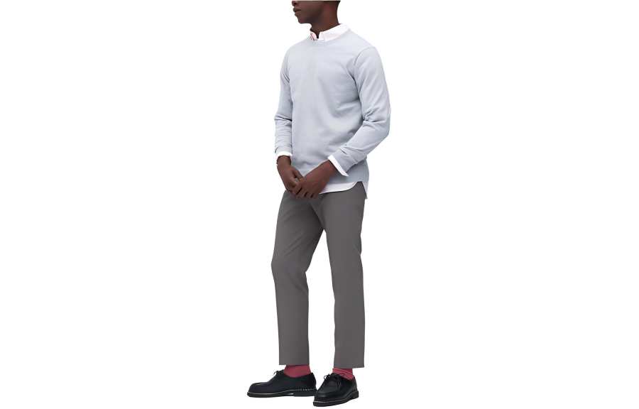 UNIQLO Suit Pants Men's Sky Gray Moderate