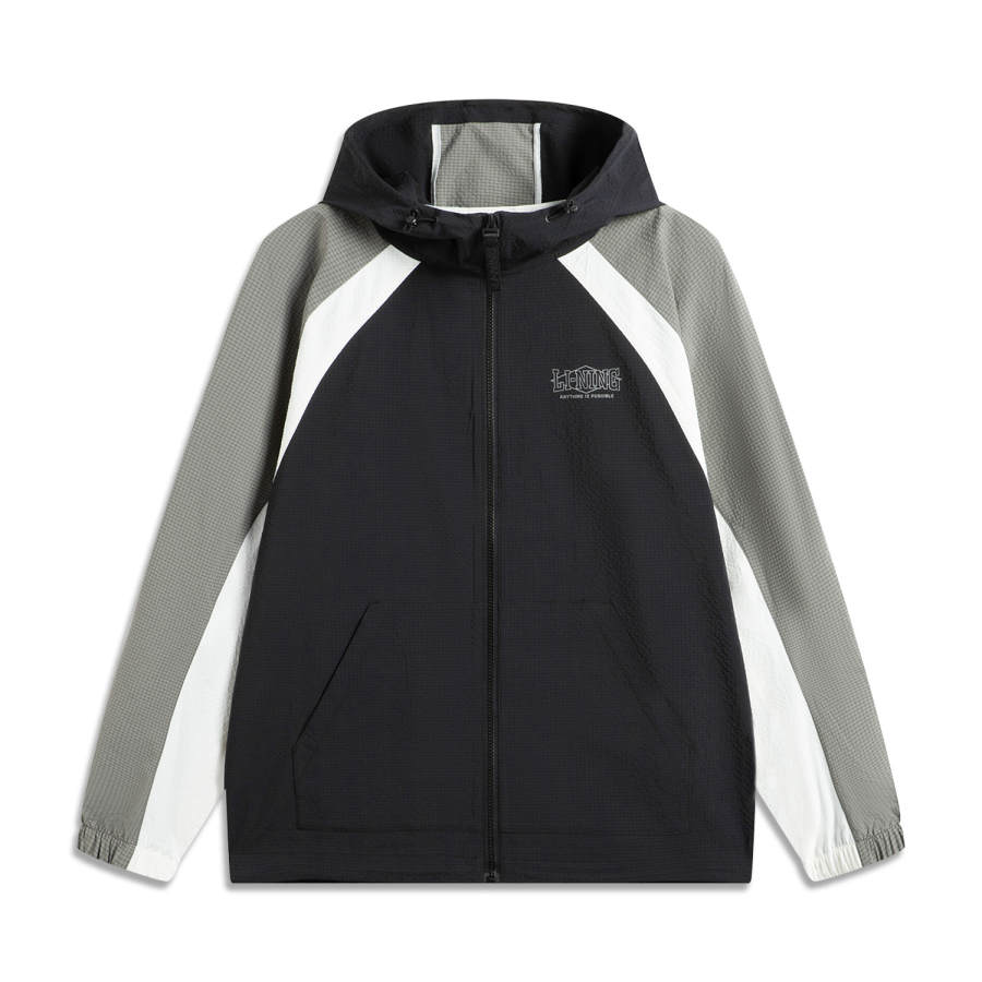 Li-Ning Li Ning Sports Life Collection Trench Coat Men's Black