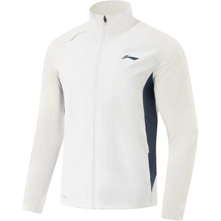 Li-Ning Li Ning Trench Coat Men's Standard White/Deep Blue