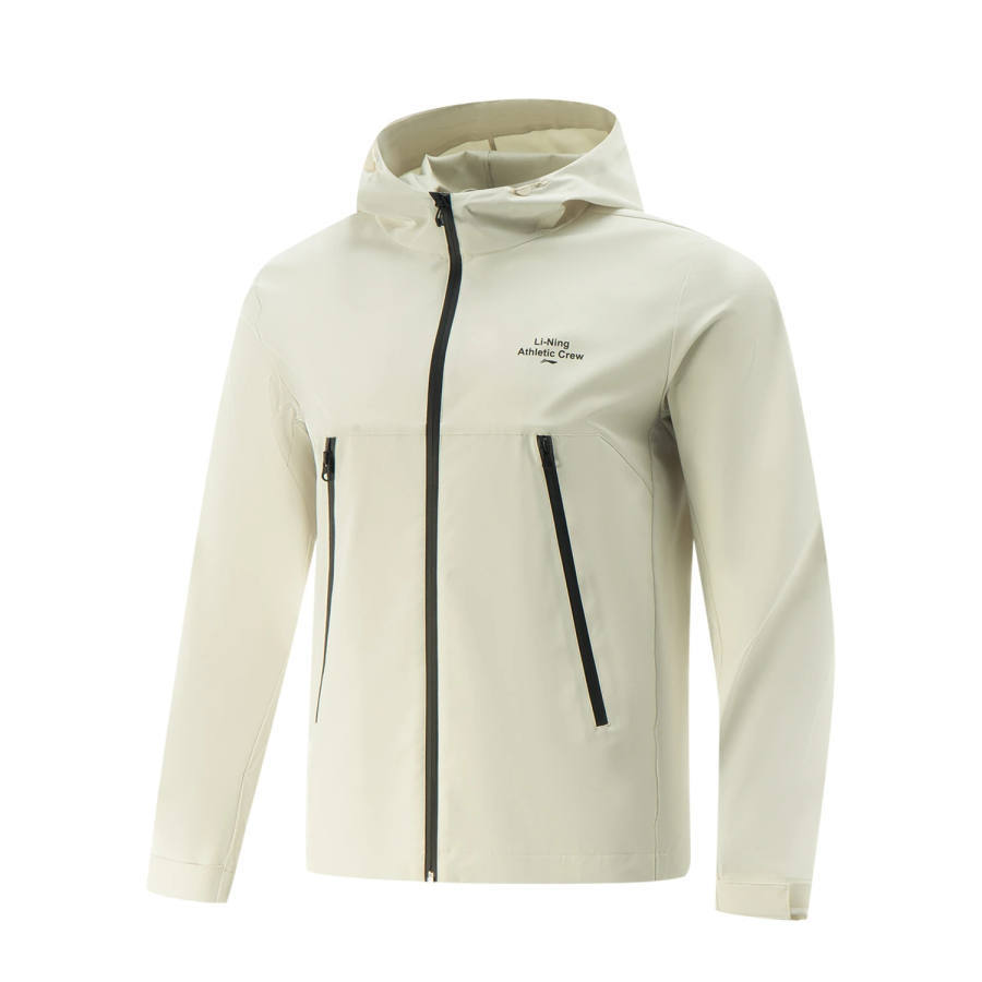 Li-Ning Li Ning Fitness Series Trench Coat Men's Silver Birch Gray
