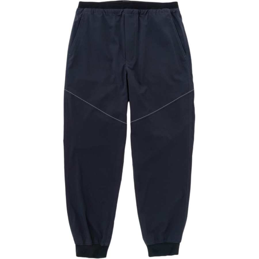 And Wander Casual Pants Unisex Marine Blue