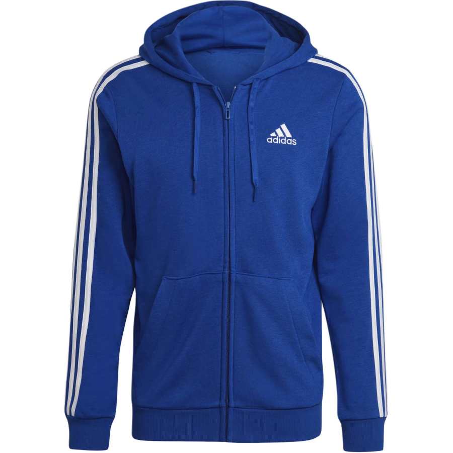 Adidas Adidas Free Shipping With AdiClub Essentials French Terry 3-Stripes Full-Zip Hoodie