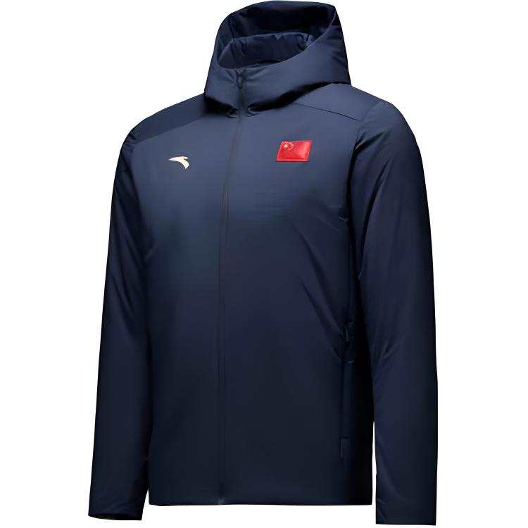 Anta Sports Life Collection Puffer Jacket Men's Midnight Blue