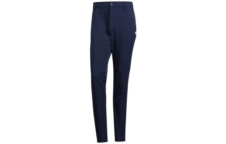 Adidas Adidas Casual Pants Men's Marine Blue Moderate Straight Fit Pants