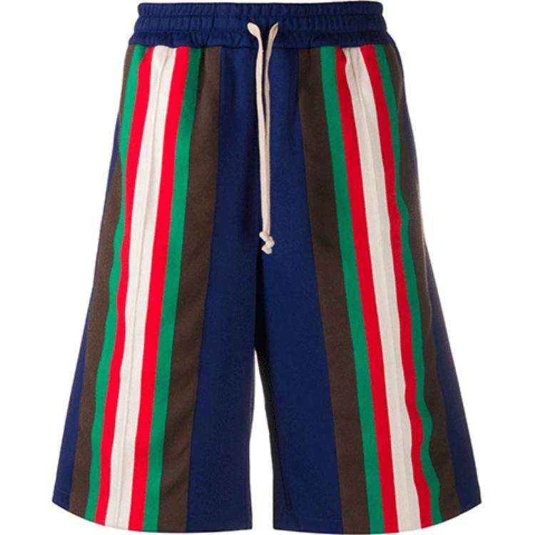 GUCCI 【Previous Season】technical jersey striped shorts
