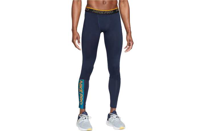 Nike Nike Casual Pants Men's Blue Moderate Slim Fit Pants