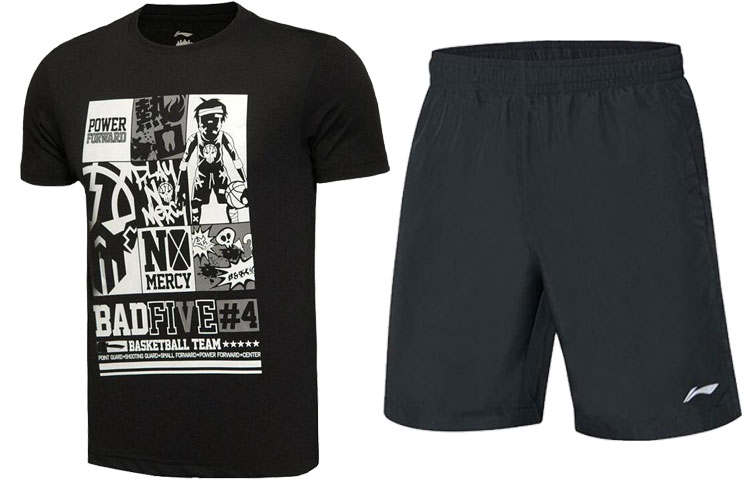 Li-Ning Li Ning Badfive Casual Sportswear Men's Black