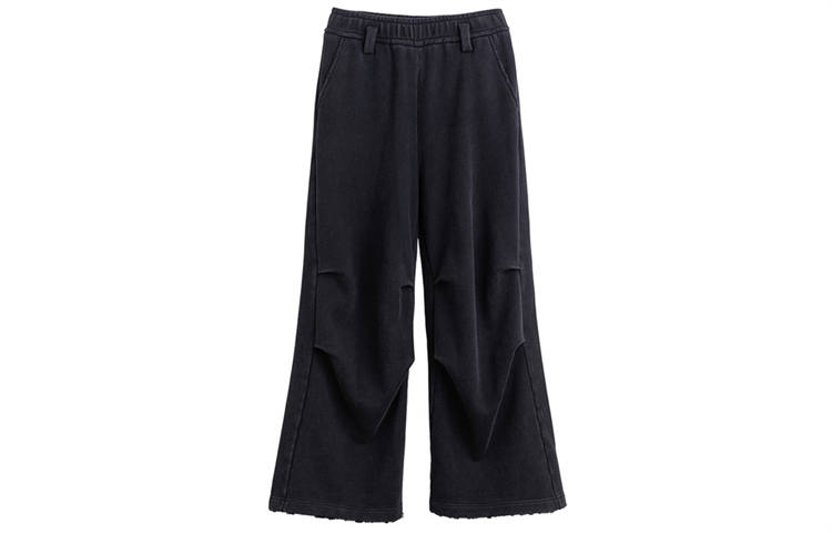 FRKM Casual Pants Unisex Black Moderate Sweatpants