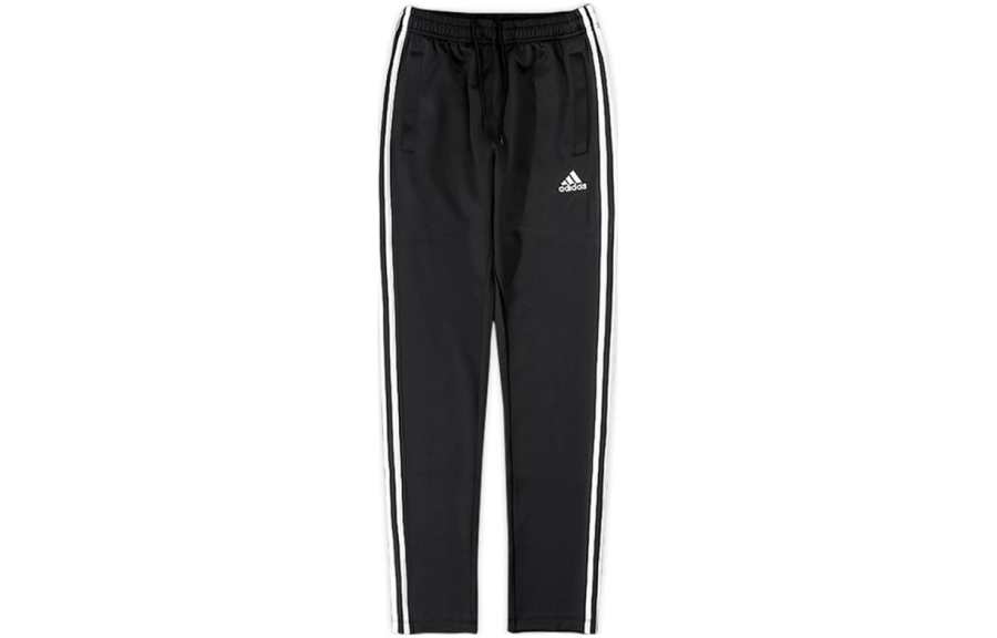 Adidas Adidas Casual Pants Men's Black White Moderate Straight Fit Pants