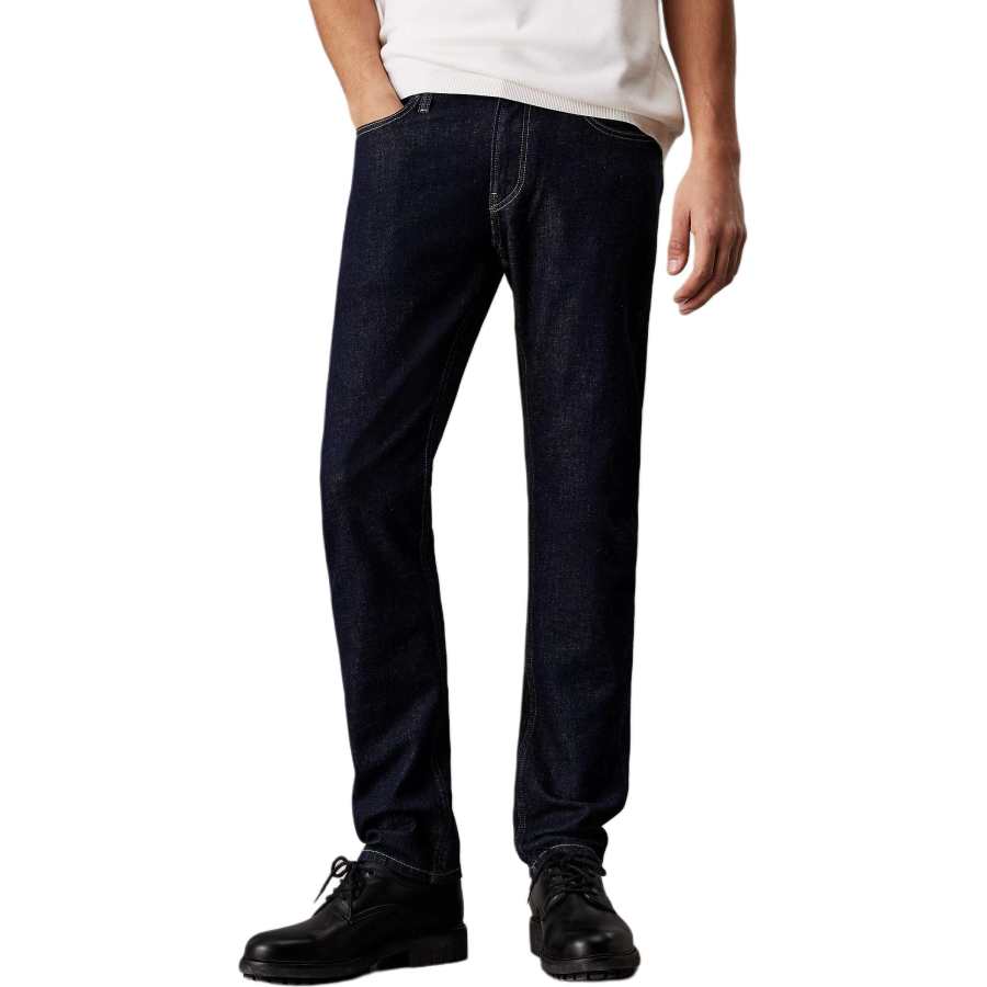CALVIN KLEIN Jeans Europe Version Men's Dark Blue