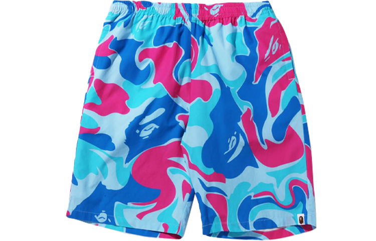A BATHING APE Bape Marble Camo Shorts