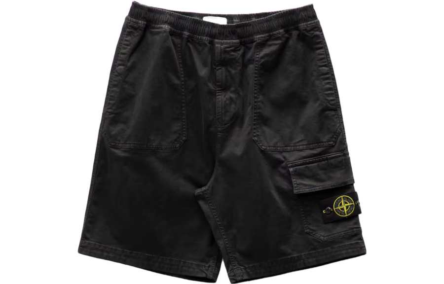 STONE ISLAND Cargo Shorts Unisex Black