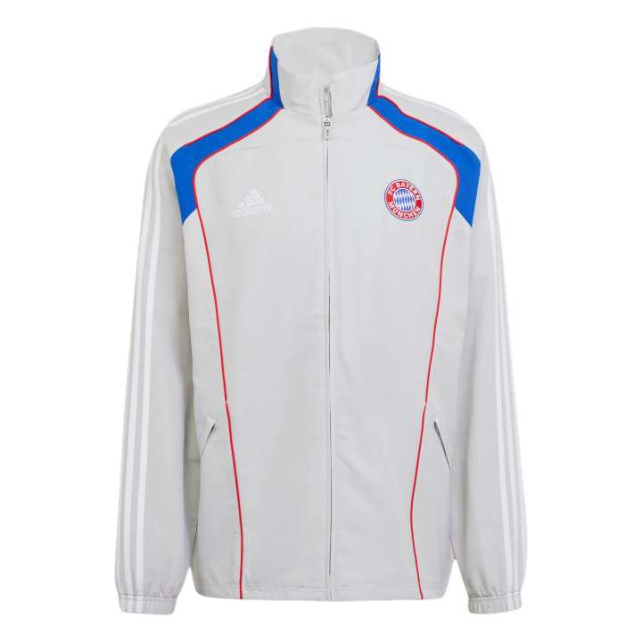 Adidas Adidas FC BayernTrack Jacket Men's Silver Gray