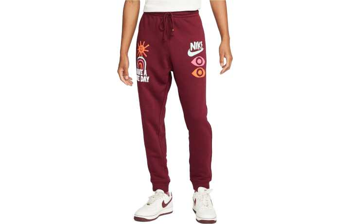 Nike Nike Casual Pants Men's Red Moderate Cuffed Pants